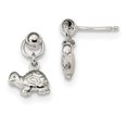 thumbnail image 1 of Sterling Silver Polished Turtle Dangle Post Earrings QE13342, 1 of 1