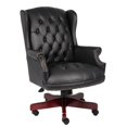 thumbnail image 1 of Scranton & Co Fauteuil de Direction Traditionnel à Dossier Haut Caressoft, Noir, 1 of 5