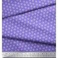 thumbnail image 2 of Soimoi Poly Georgette Fabric Dot & Pretzels Food Decor Fabric Printed Yard 52 Inch Wide, 2 of 3