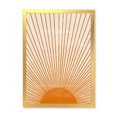 thumbnail image 1 of Designart Imprimé soleil orange III Art mural encadré, 1 of 4