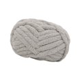 thumbnail image 2 of Luzkey Chunky Wool Yarn Jumbo Yarn Washable Hand Knitting DIY Weight Yarn Bulky Yarn for Tapestry Bed Fence Throw Rug Making Light Gray, 2 of 8