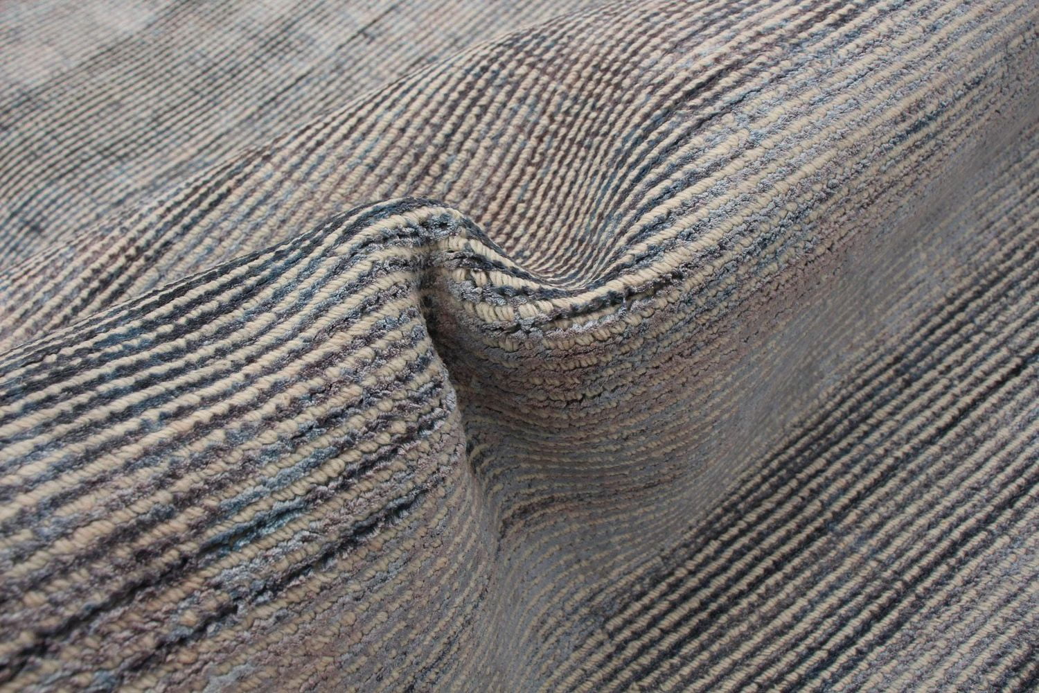 ECARPETGALLERY 5'0" x 7'8"  Transitional Galleria Hand Loomed Area Rug for Living Room, Dining Room and Bedroom in Blue