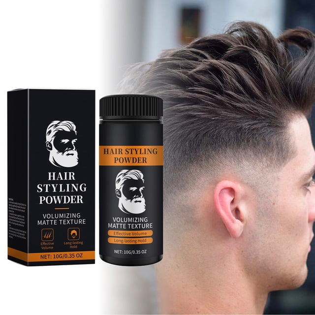 Dvkptbk fluffy water Matte Styling Powder Hair Quality Control Oil Refreshing Styling Hair Texture Powder 10g