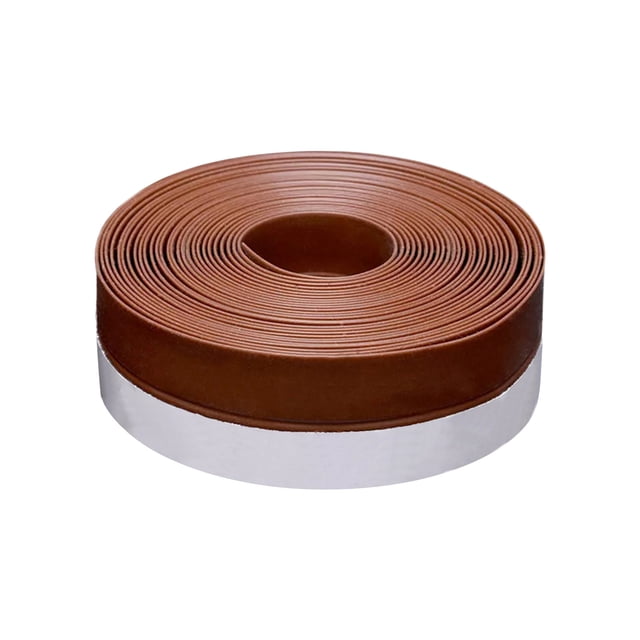 TopLLC Bande de Porte Résistante aux Intempéries, Bande de Porte Résistante aux Intempéries en Silicone, Ruban d'Étanchéité pour Butée de Porte Ruban Adhésif pour Portes Fenêtres Douche 25 mm