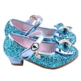 thumbnail image 4 of DPTALR Baby Girls Pearl Crystal Bowknot Sandals Bling Princess Shoes, 4 of 4