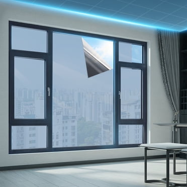 TopLLC Reflective Window Film Heat Control Window Tint Self-Adhesive Daytime Window Tint Film For Home And Office Window film
