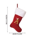 thumbnail image 3 of TIELUTT Christmas Decorations Red High End Gold Velvet Letter Socks DIY Name Christmas Socks Mom Socks Ring Promise for Couple Stationary Bundle Pocket Praise Cards Note Set Blank Mini Cards with Env, 3 of 6