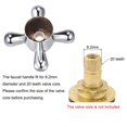 thumbnail image 2 of 2 Pcs Bouton de Robinet Poignée Alliage Universel Remplacement Kit de Robinet pour Cuisine Salle de Bain, 2 of 7