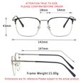 thumbnail image 4 of LifeArt Blue Light Blocking Computer Reading Glasses with Transparent Lens for Women/Men, 4 of 7
