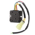 thumbnail image 3 of Motorcycle Voltage Rectifier, Heat Sink Design Volt Stabilizer 5 Wires Antiaging  Replacement For TRX300FW FOURTRAX 4x4 1993-2000 For Repair, 3 of 8