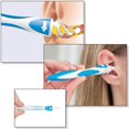 thumbnail image 4 of Q-Grips Ear Wax Remover Ear Cleaner Spiral Ear Cleaning Kit Ear Wax Cleaner Spiral Ear Wax Remover Removal Ear Wax Cleaner with 32 Replacement Heads, 2 Soft Handles, 4 of 6