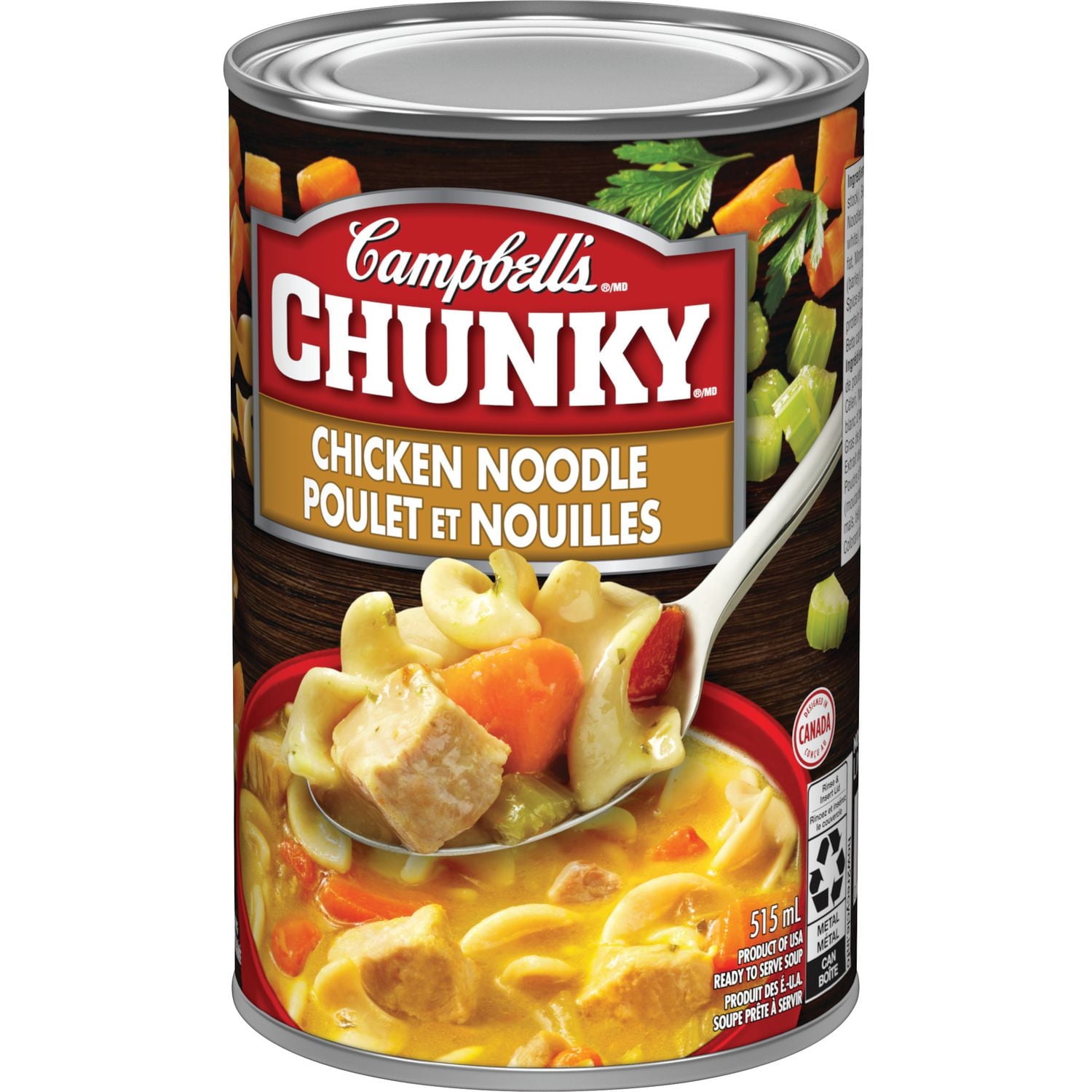 Campbell's® Chunky® Soupe Poulet et Nouilles Prête à Servir, Stable à la Température Ambiante