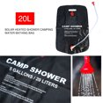 thumbnail image 4 of Solar Heated Shower Bag, 5 Gallons Bathing Bag Environmentally Friendly Convenient  For Hiking For Travel, 4 of 8