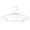 White, variant on tumgatte 10PCs Children Kids Plastic Coloured Coat Hangers Bow Clothes Hanger Kids Children Summer Savings