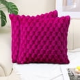 thumbnail image 4 of Yhmxh Pillow Covers Throw Pillow Covers Pillow Protector Weaving Snowflake Velvet Solid Color Pillow Office Sofa Lumbar Support Pillow Bedside Support Pillowcase Cushion Cushion Cover, 4 of 7
