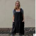 thumbnail image 1 of Faithtur Casual Vintage X Shape Back Sleeveless Cooking Apron with Pockets, 1 of 6