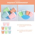 thumbnail image 4 of LOVEVER 8 Pcs Empty Ice Cream Bottle Bowls with Lid Plastic Containers for Desserts Soup Cups, 4 of 6