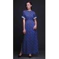 thumbnail image 4 of Bimba Robe Longue en Rayonne à Feuilles de Thé pour Femmes, Style Bohème, Plage, Cocktail, Fête, Maxi, Fendue - XX-Grand, 4 of 6