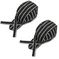 thumbnail image 1 of Oleegame 2 Pcs Joli Tablier Toque de Chef Adulte Ajustable Boulanger Cuisine Cuisine Casquette de Chef, 1 of 1