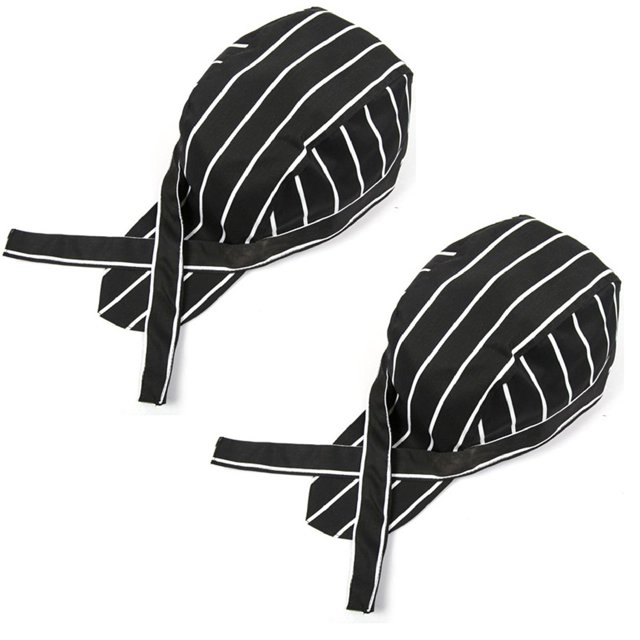 Oleegame 2 Pcs Joli Tablier Toque de Chef Adulte Ajustable Boulanger Cuisine Cuisine Casquette de Chef