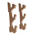 thumbnail image 1 of bedienty Wall Mounted Display Stand Bamboo Compact for Tanto Flute Fishing Rods 3 Tier, 1 of 4