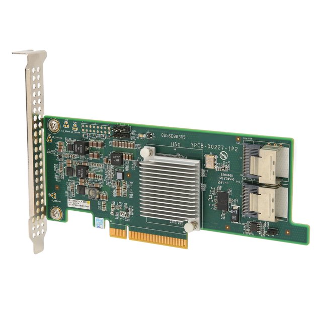 Carte Matrice PCI E X8, Carte Matrice de Disque PCI E X8, 2308 6G 2 Mini Interface Prend en Charge Disque 16T Carte Matrice de Disque HBA pour Bases de Données Disques de Serveur