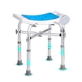 thumbnail image 1 of KFFKFF Bath Chair for Interior Showers, Height Modifiable Bath Stool with Reinforced Support, Shower Tub Seating, Anti-Skid Tub Bench for Aged, Disabled, and Handicapped Individuals, 1 of 9