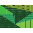 thumbnail image 1 of Ahgly Company Machine Washable Indoor Rectangle Transitional Deep Emerald Green Area Rugs, 2' x 3', 1 of 7