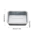 thumbnail image 3 of Large Medium And Small-sized Thickened Car Maintenance Oil Pan Waste Engine Oil Oil Pan Parts Cleaning Pan Iron Galvanized Oil Pan, 3 of 7