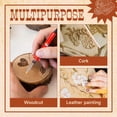 thumbnail image 3 of Wood Burning Kit with Letter Engraving Set, Soldering Iron Compatible, Alphabet and Number Heads for Wood and Leather Crafts, DIY Personalized Gifts, Creative Tool, 3 of 6