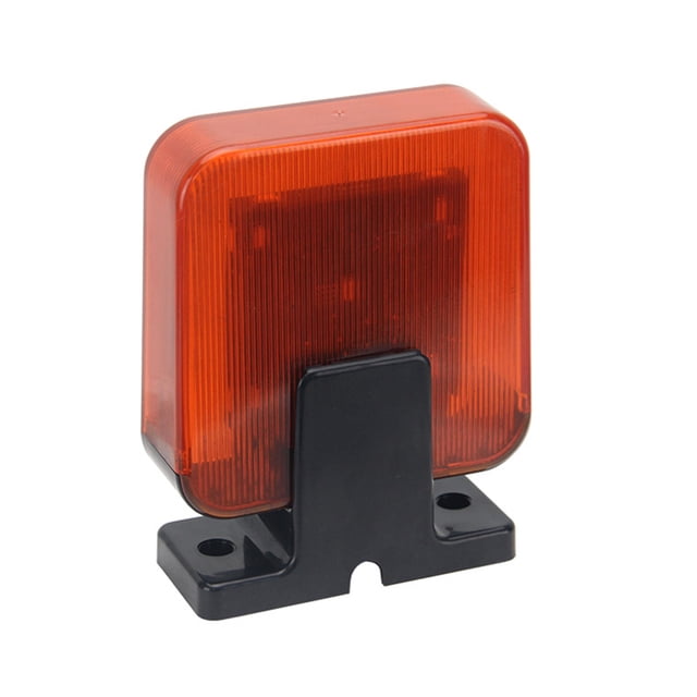 Lampe d'Alarme Clignotante à LED pour Porte de Garage, Alarme de Signalisation Murale Extérieure
