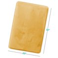 thumbnail image 3 of 1 Large Clara Clark Bath Mat Bathroom Rug - Absorbent Memory Foam Bath Rugs - Non-Slip, Thick, Cozy Velvet Feel Microfiber Bathrug, Plush Shower, Toilet- Floor Bathmats Carpet - Gold - 20"x32", 3 of 6
