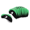 thumbnail image 4 of 10pcs/pack Wedge Iron Neoprene Big Number Tags Golf Club Protect Green, 4 of 8