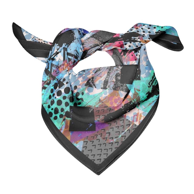 Bimba Cotton Voile Rectangular Printed Scarf Women Wrap Bandanas-40 x 80 Inches
