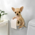 thumbnail image 3 of Support de Rangement pour Salle de Bain et Cuisine - Porte-Rouleau de Papier Hygiénique à Thème Chien Imprimé 3D avec Fixation Murale et Distributeur de Papier Hygiénique Fonctionnel, 3 of 4