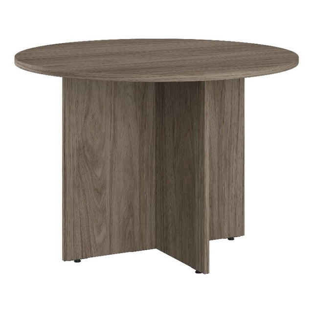 Table de Conférence Ronde Bush Business 42W en Hickory Moderne - Bois d'Ingénierie