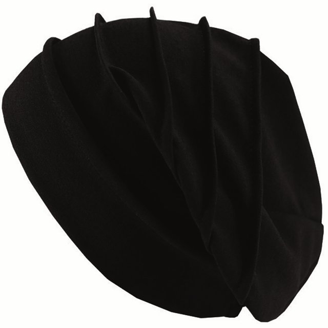 Bangcool Turban Head Wrap Fashion Unisex Ruffle Beanie Headwrap Hair Cover Wrap Sleep Hat