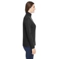 thumbnail image 3 of Core 365 Ladies' Fusion ChromaSoftâ„¢ Pique Quarter-Zip CE405W, 3 of 3