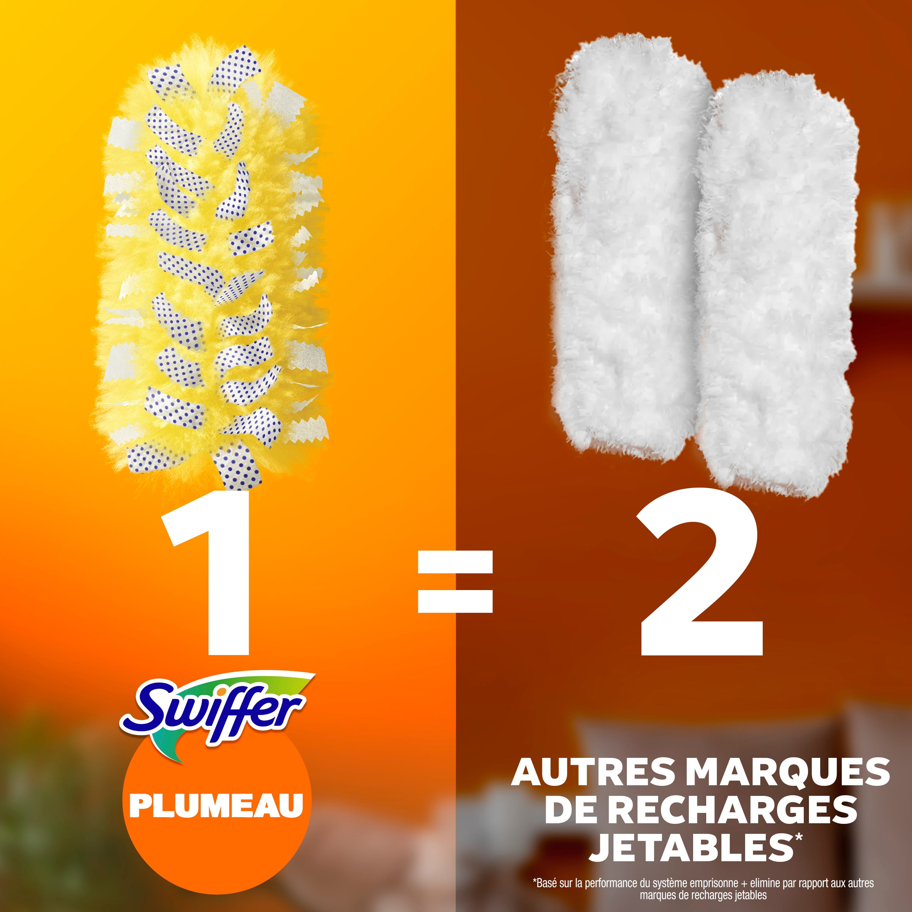 Swiffer Dusters Heavy Duty Multi-Surface Duster Refills for Cleaning, Unscented, 3 Count