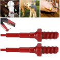 thumbnail image 4 of Ear Tag Nail, Needle Clamp Pin Stainless Steel Ear Tag, Sheep For Pig Cattle Marking Tools Red Alloy Ear Tag Nail, 4 of 8
