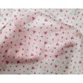 thumbnail image 4 of oneOone Silk Tabby Fabric Blue & Peach Flower Floral Printed Craft Fabric BTY 42 Inch Wide, 4 of 4
