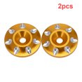 thumbnail image 3 of 2 Pieces RC Car Gasket Sturdy Practical Tail Protection Spacer Useful Creative Tail Gaskets Replacement for 1/10 Off-road Car golden, 3 of 8