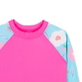 thumbnail image 4 of Sunnyoo Toddler Girls 2 Piece Swimsuit Long Sleeve Rash Guard & Shorts Swimwear, Sizes 12M-5T, 4 of 8