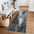 thumbnail image 5 of 5x7 Area Rug Non Slip Backing Low Pile Lightweight Washable Rug for Living Room Bedroom, Abstract Texture Machine Washable Indoor Carpet, Dusty Taupe, 5 of 5