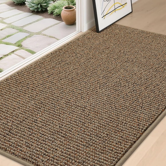 Dirt Trapper Door Mat 36" x 60", Non-Slip Washable Doormats Entrance Mat, Dirt Resistant and Absorbent Welcome Mat, Low Profile Floor Mats for Front Back Door and Entryway