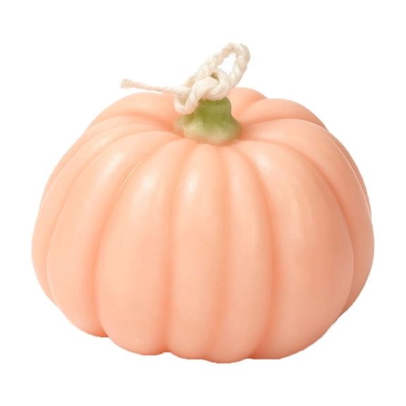 Pumpkin Candle Set for Halloween and Thanksgiving Home Decor and Party Favors