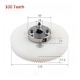 thumbnail image 3 of 80/100 Teeth 14mm Bore 102/128mm O.D Nylon Timing Pulley For Engraving Machine ,Work Smooth and Silent, 3 of 4