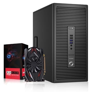 AXOII RGB Bureau PC – Intel Core i5 jusqu'à 4.0 GHz 16GB DDR4 RAM 256GB SSD WiFi Windows Bluetooth 11 Pro RGB Souris à clavier de jeu remis à neuf
