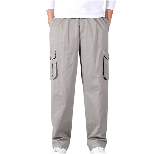 cllios Cargo Pants for Men Big and Tall Multi Pockets Pants