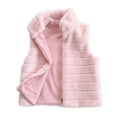 thumbnail image 1 of KIHOUT Spring Winter Warm Coat Women's Solid Color Stand Collar Faux Zipper Vset Jacket Top,Size S-4XL, 1 of 6